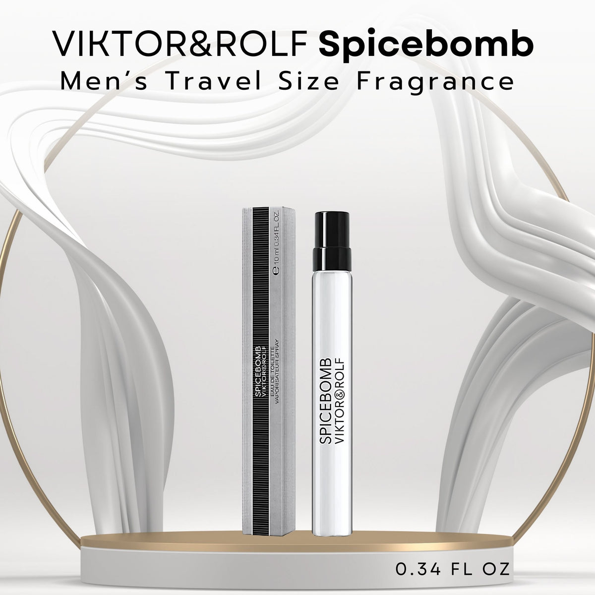 Viktor & Rolf Spicebomb Eau De Toilette Spray for Men, 0.34 oz