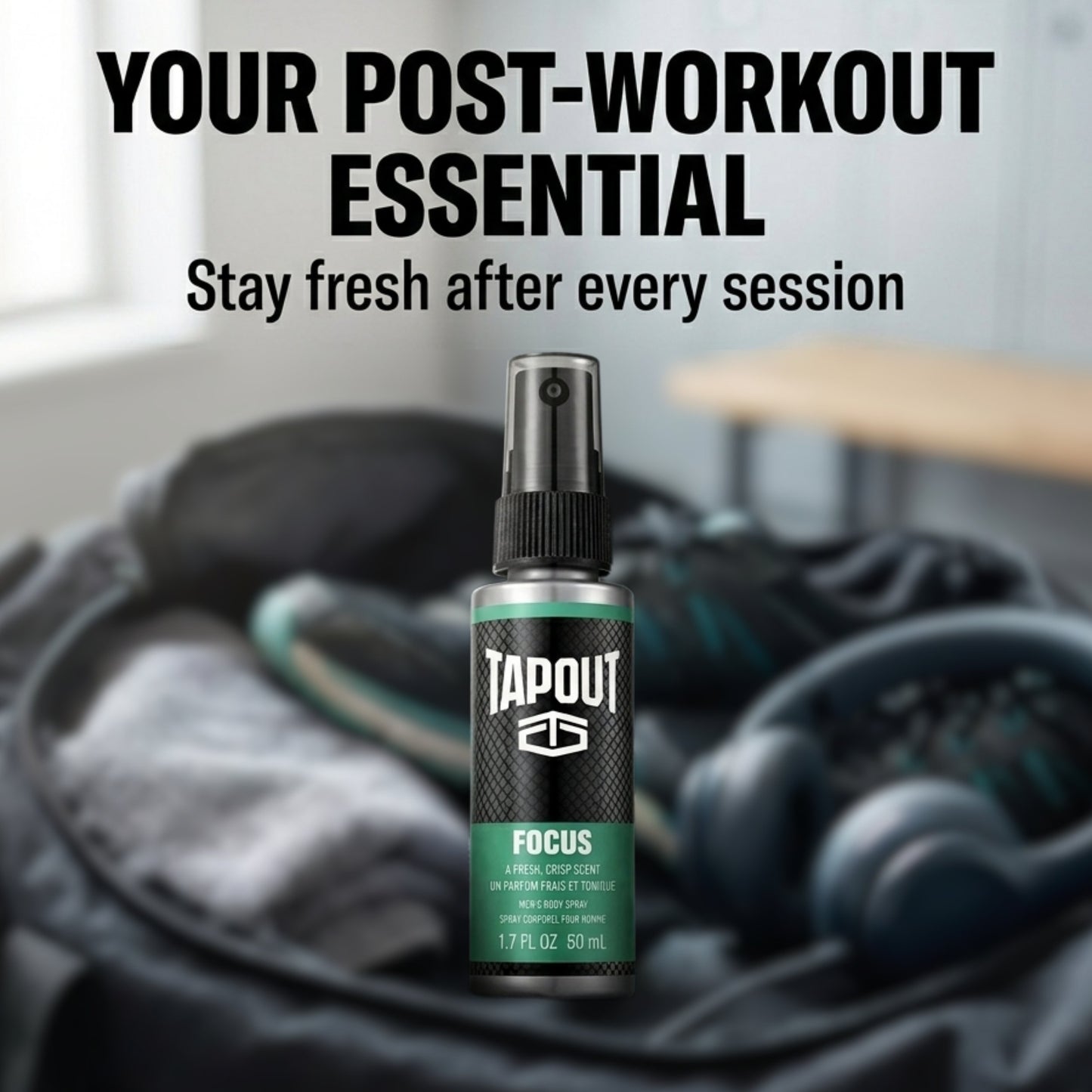 Focus by Tapout Men's Body Spray 1.5oz , pack of 1