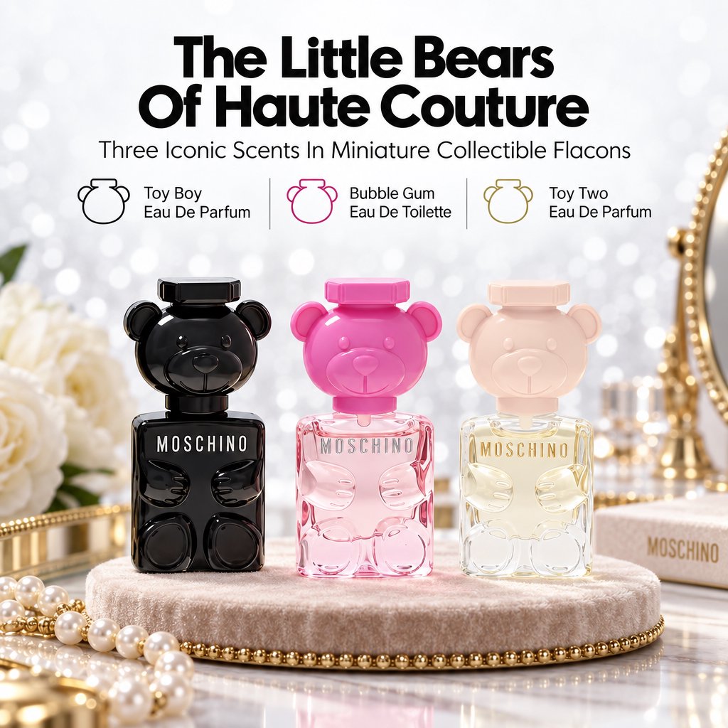 MOSCHINO Perfume for Women Variety Mini Splash Giftset - Bubble Gum ,Toy 2 ,Toy Boy