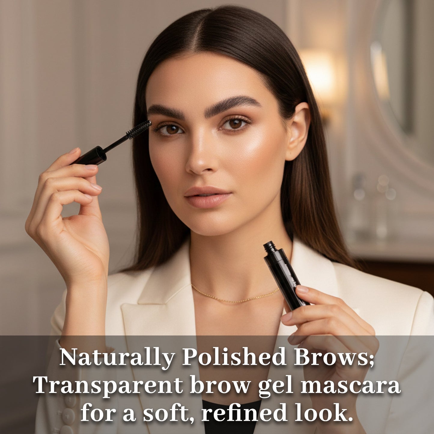 Brow Set Clear Eyebrow Setting Gel – Grooming Gel for Brows, Lashes & Facial Hair