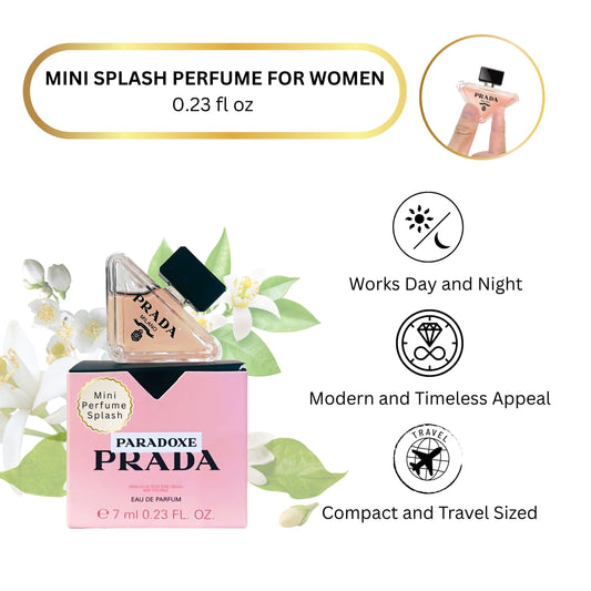 Prada Paradoxe Mini Perfume Women EDP Splash on Dabber 7 ml / 0.23 Fl Oz