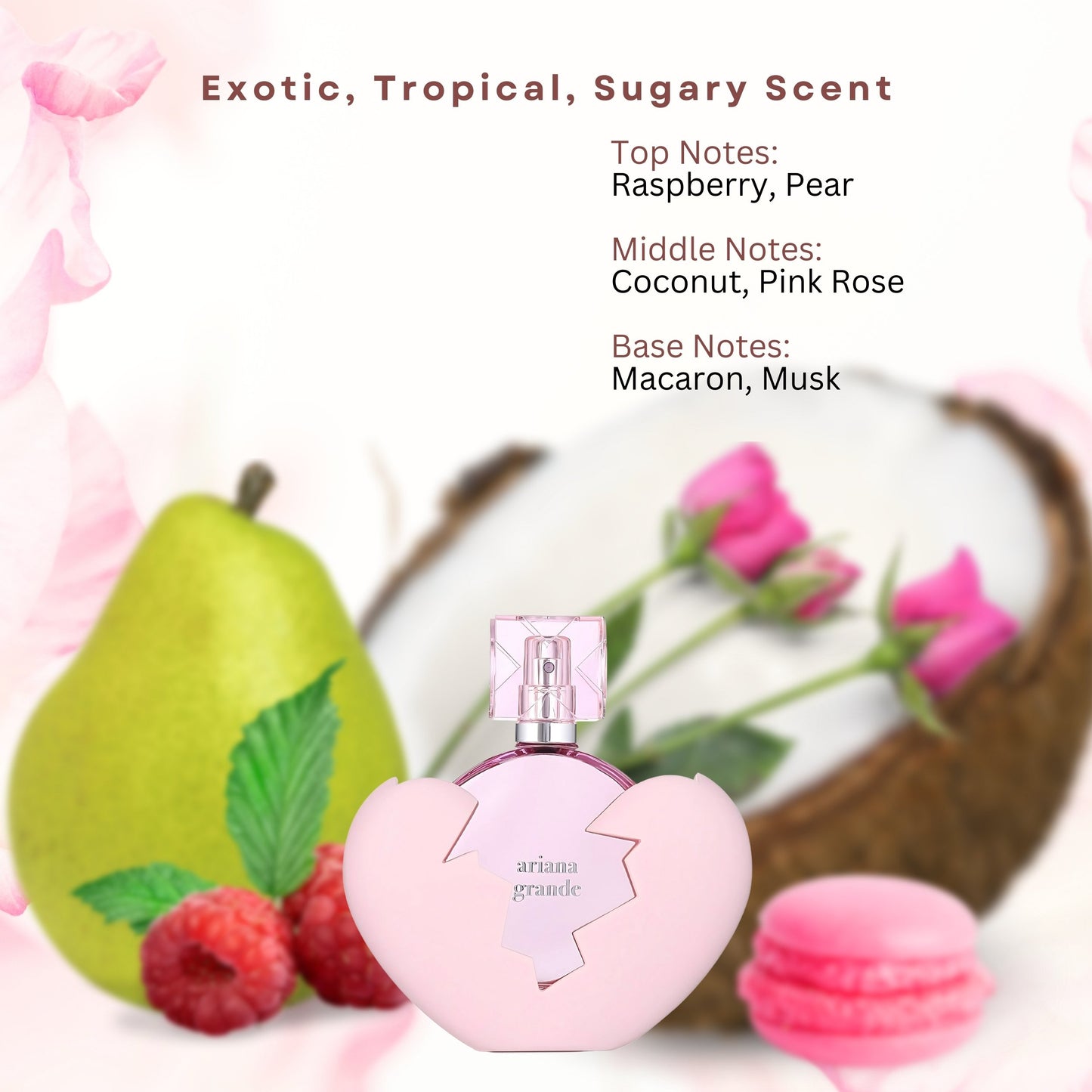Thank U Next by Ariana Grande, 3 Piece Gift Set for Women