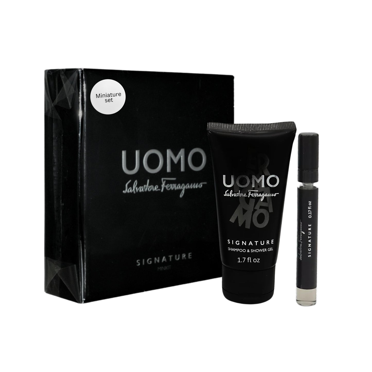 Salvatore Ferragamo Uomo Signature 2Pc Mini Set For Men