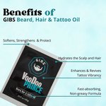 Gibs Beard, Hair & Tattoo Oil, Moisturizing Scented Men's Grooming Oil BUNDLE OF 50