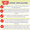 Ella International Lip Chic Lipstick Sealer – 12 Pack Long-Lasting Smudge-Proof Lip Color Lock (0.25 oz Each