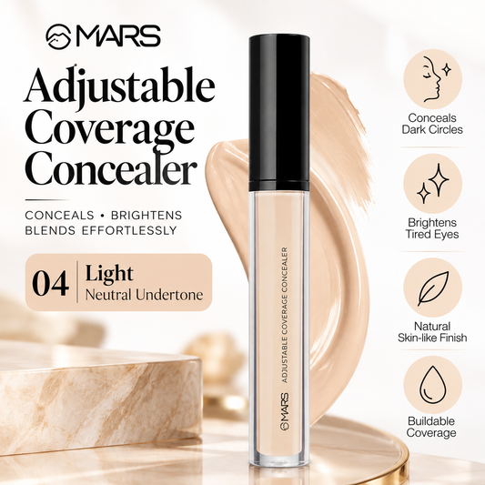 Adjustable Coverage Concealer #04 Light with Neutral Undertone